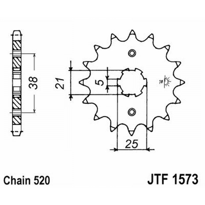 Jt Pignone Jt 1573 Z13 denti JTF1573.13