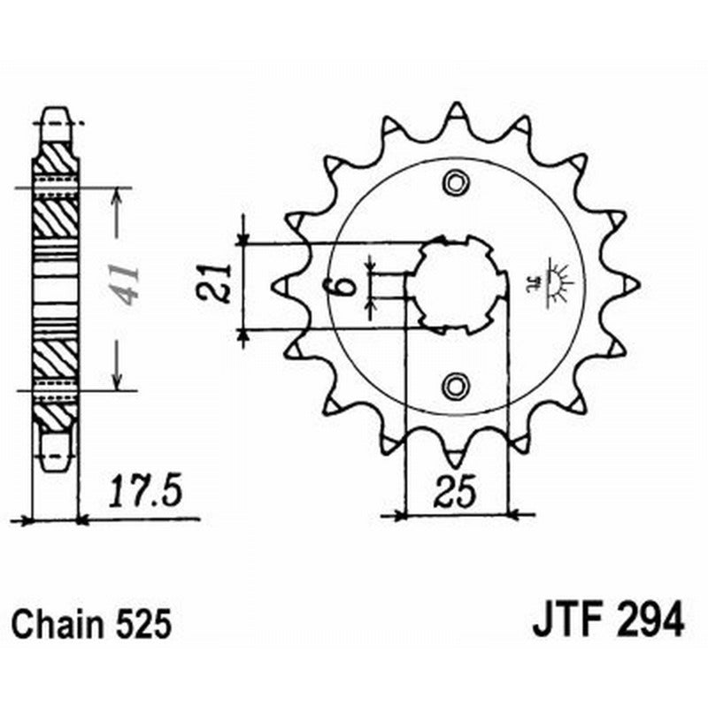 Jt Pignone Jt 294 Z14 denti JTF294.14