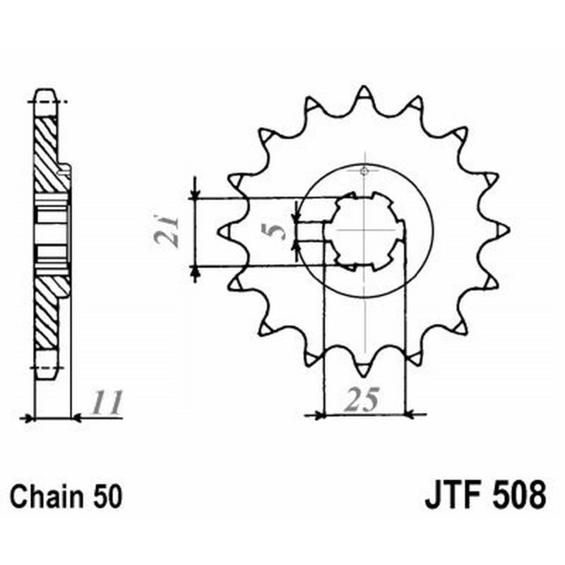 Jt Ritzel Jt 508 Z14 Zähne JTF508.14