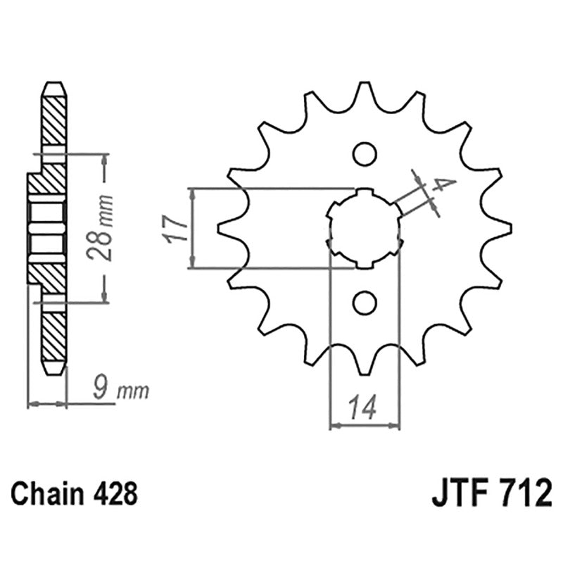 Jt Pignone Jt 712 Z13 denti JTF712.13