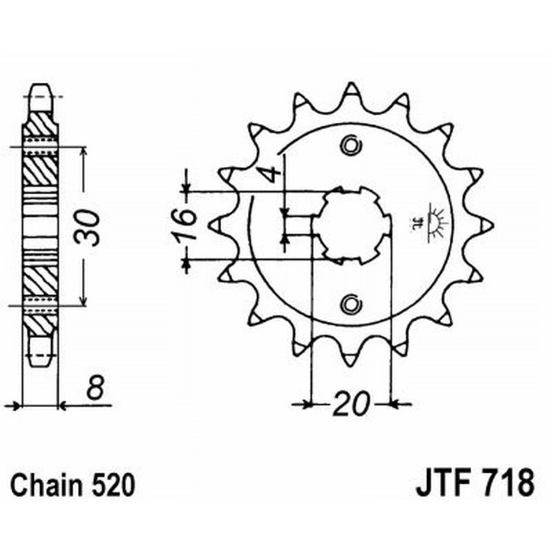 Jt Pignone Jt 718 Z12 denti JTF718.12