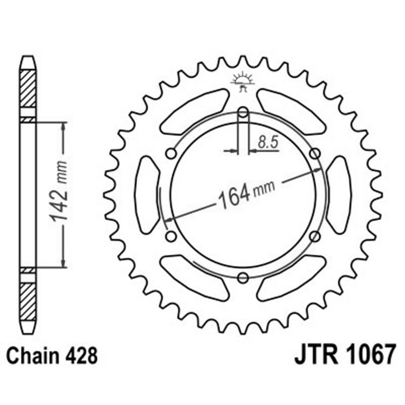 Jt Corona Jt 1067 Z52 denti JTR1067.52