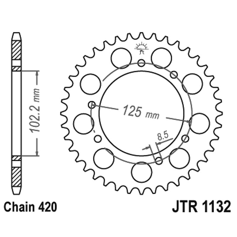 Jt Corona Jt 1132 Z53 denti JTR1132.53