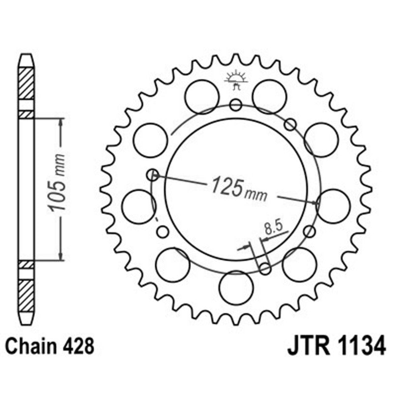 Jt Corona Jt 1134 Z48 denti JTR1134.48