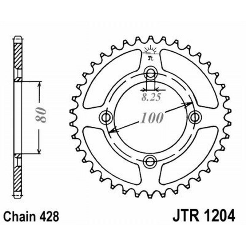 Jt Corona Jt 1204 Z46 denti JTR1204.46