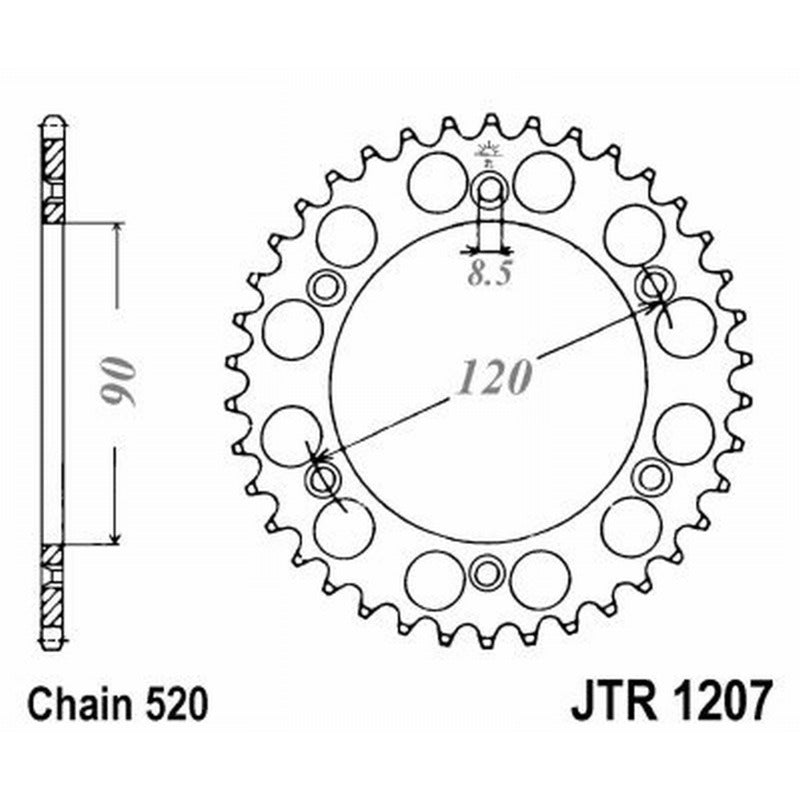 Jt Corona Jt 1207 Z39 denti JTR1207.39