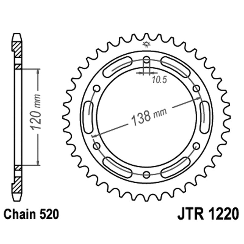 Jt Corona Jt 1220 Z36 denti JTR1220.36