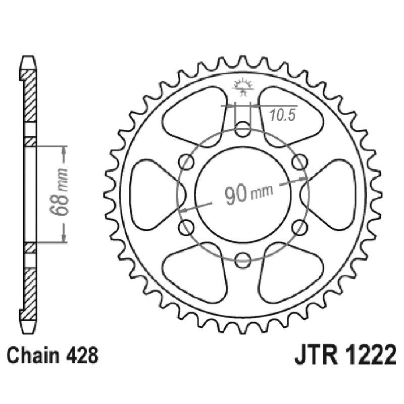 Jt Corona Jt 1222 Z47 denti JTR1222.47