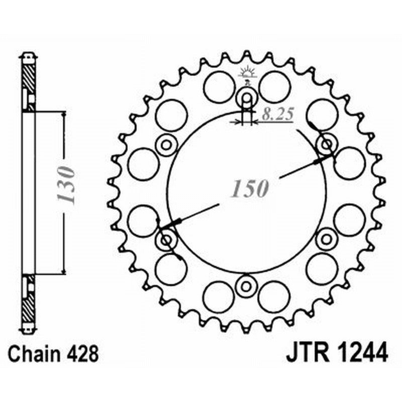 Jt Corona Jt 1244 Z52 denti JTR1244.52