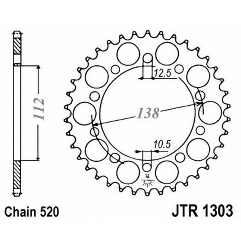 Jt Corona Jt 1303 Z39 Zbk Zincata Nera JTR1303.39ZBK