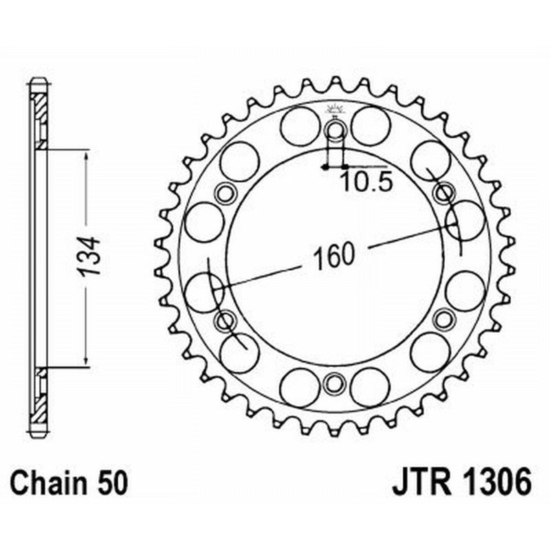 Jt Corona Jt 1306 Z43 denti JTR1306.43