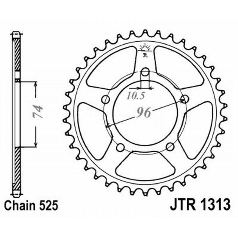 Jt Corona Jt 1313 Z42 denti JTR1313.42