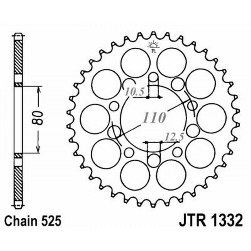 Jt Corona Jt 1332 Z42 denti JTR1332.42