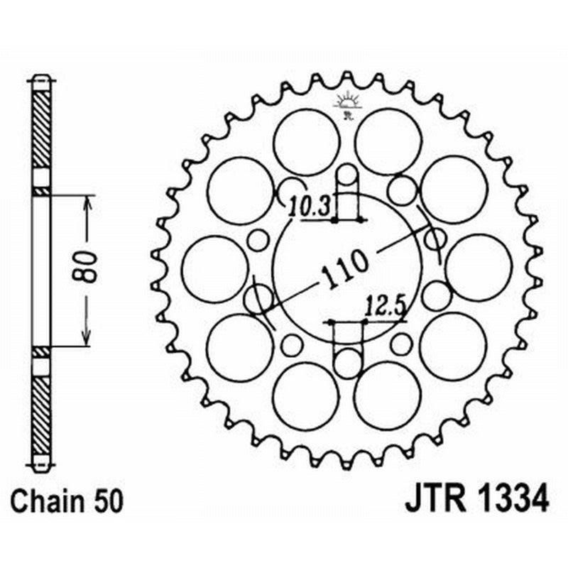 Jt Corona Jt 1334 Z43 denti JTR1334.43