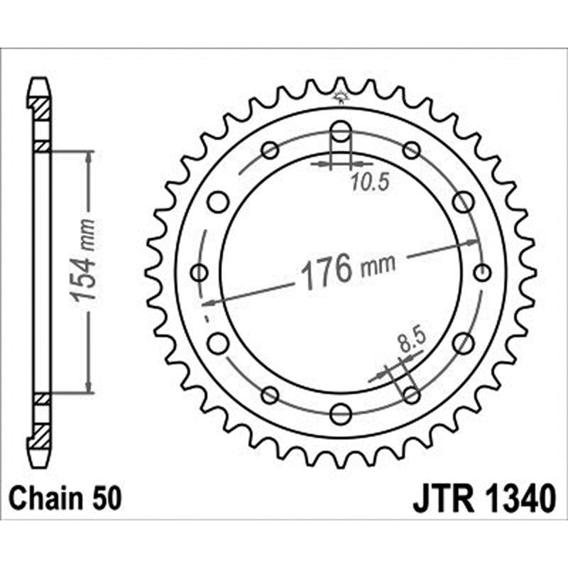 Jt Corona Jt 1340 Z43 denti JTR1340.43