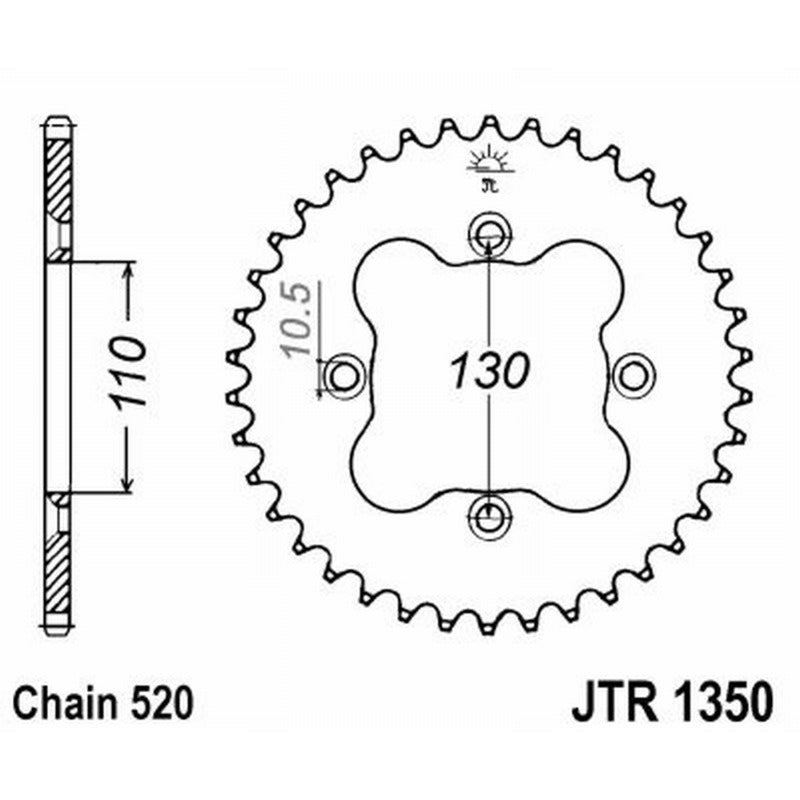 Jt Corona Jt 1350 Z38 denti JTR1350.38