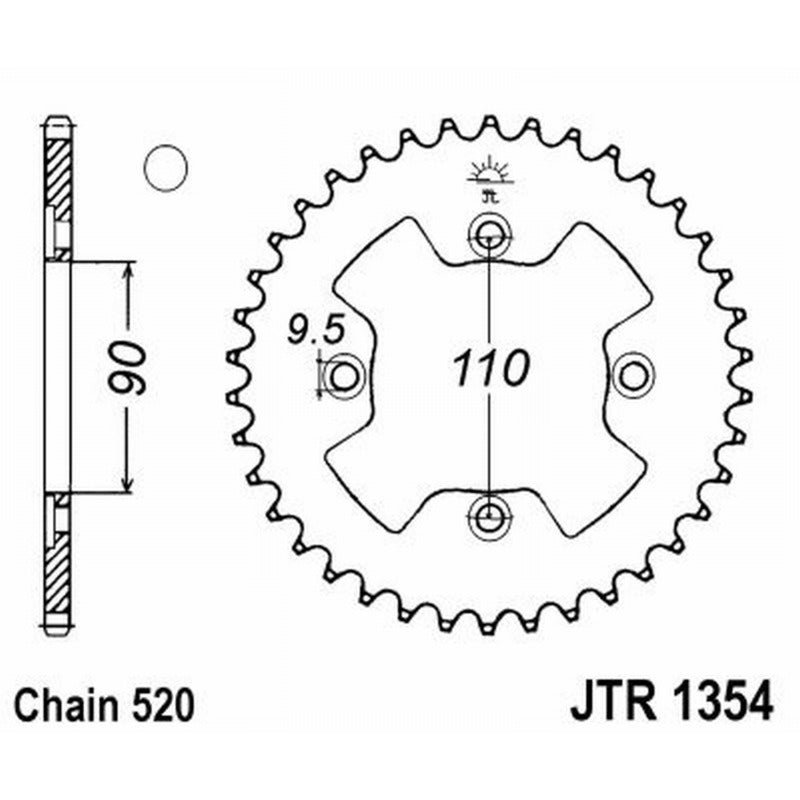 Jt Corona Jt 1354 Z38 denti JTR1354.38