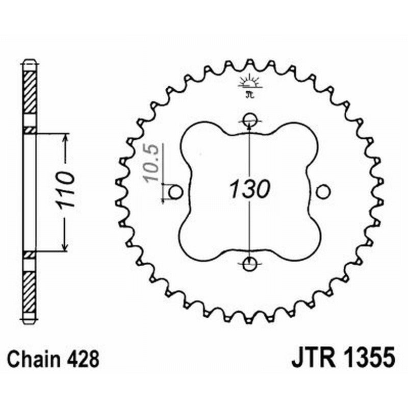 Jt Corona Jt 1355 Z50 denti JTR1355.50