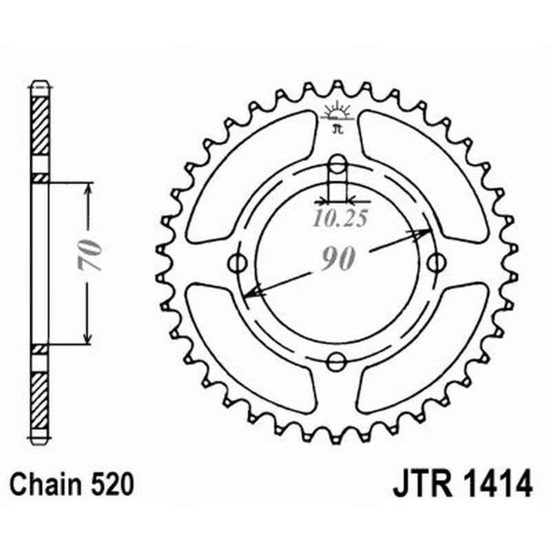 Jt Corona Jt 1414 Z43 denti JTR1414.43