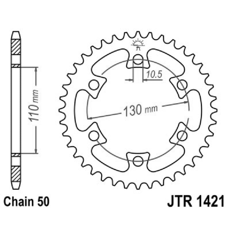 Jt Corona Jt 1421 Z40 denti JTR1421.40