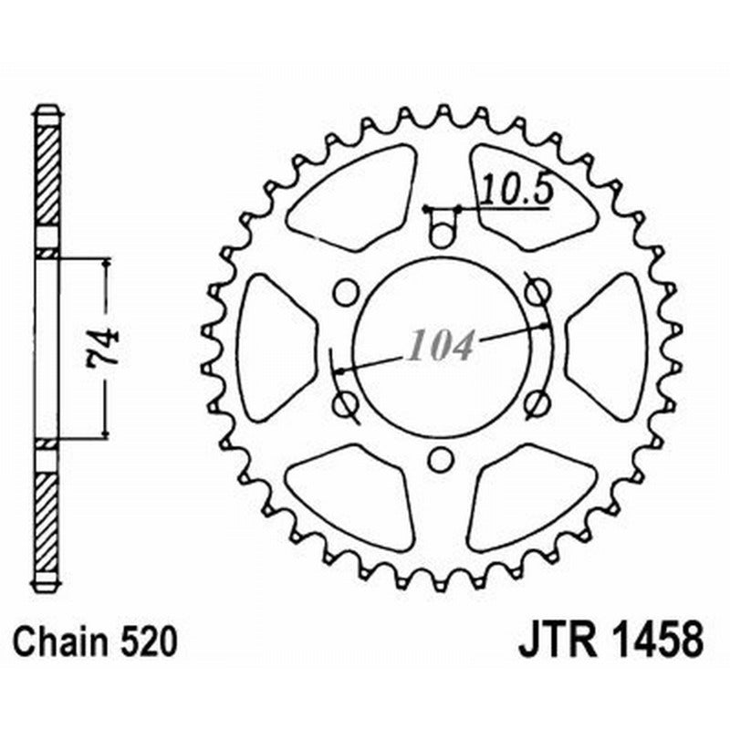 Jt Corona Jt 1458 Z40 denti JTR1458.40