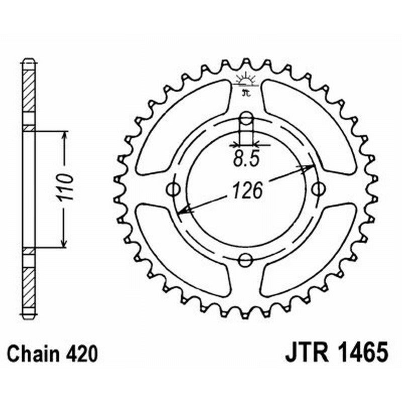 Jt Corona Jt 1465 Z46 denti JTR1465.46