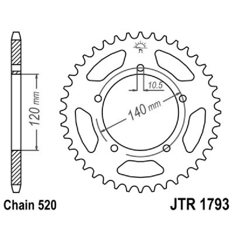 Jt Corona Jt 1793 Z42 denti JTR1793.42