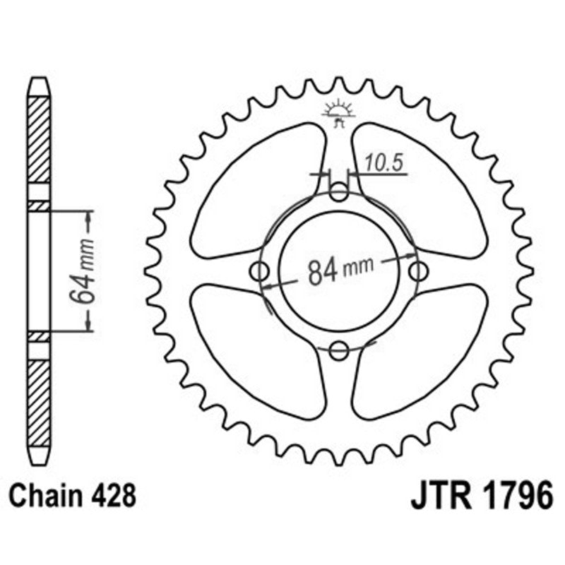Jt Crown Jt 1796 Z51 Zähne JTR1796.51