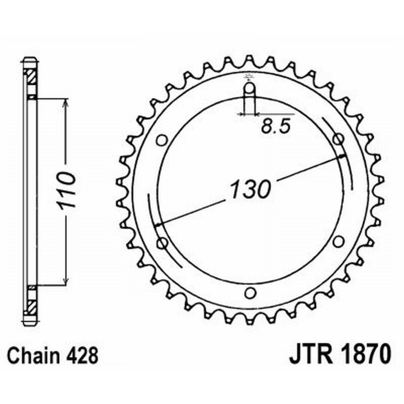 Jt Corona Jt 1870 Z44 denti JTR1870.44