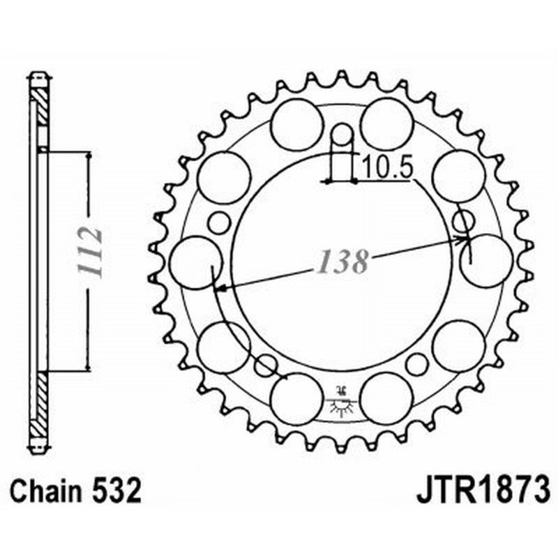 Jt Corona Jt 1873 Z48 denti JTR1873.48