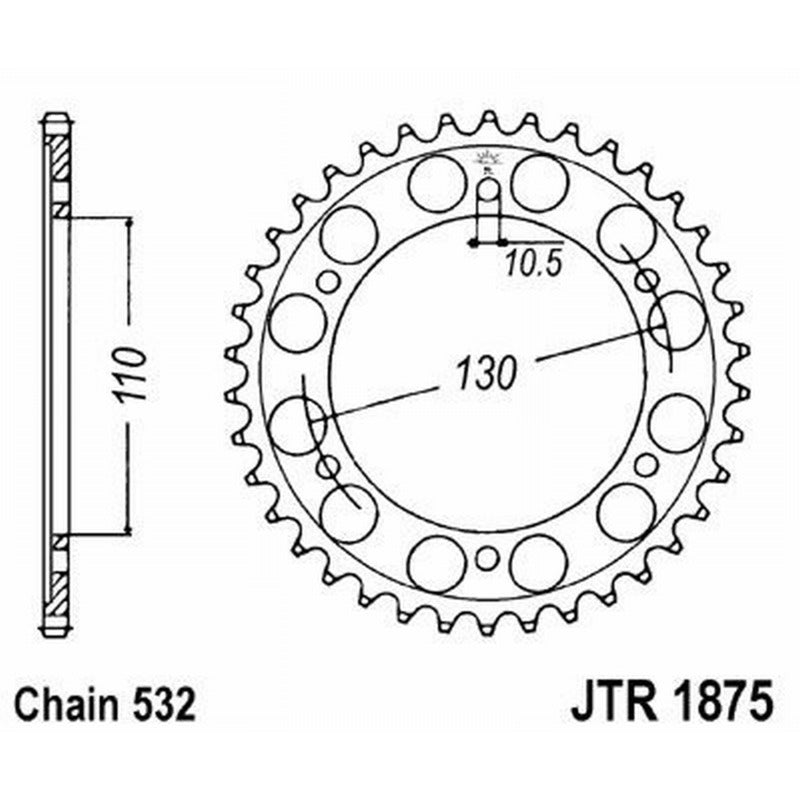 Jt Crown Jt 1875 Z48 Zähne JTR1875.48