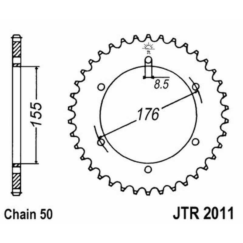 Jt Corona Jt 2011 Z45 denti JTR2011.45