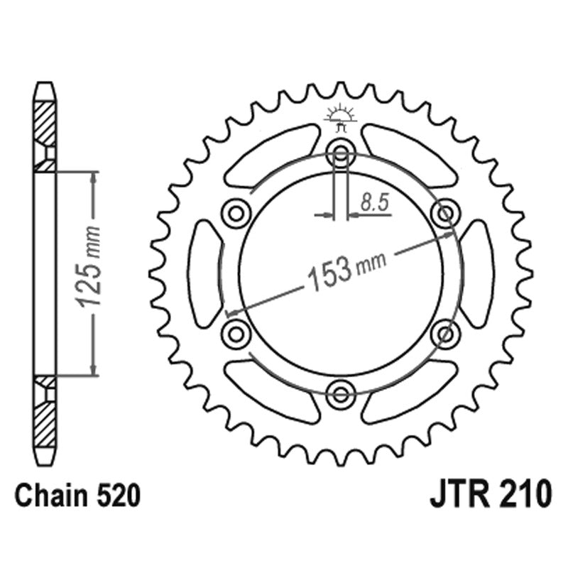 Jt Corona Jt 210 Z38 denti JTR210.38