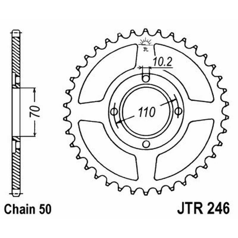 Jt Corona Jt 246 Z41 denti JTR246.41