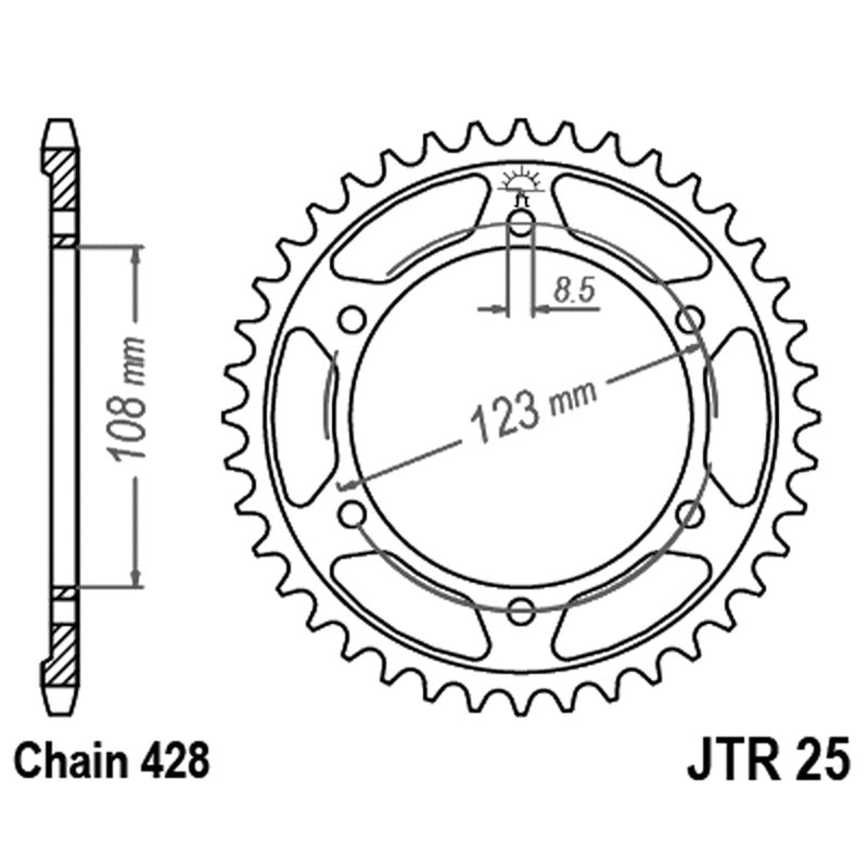 Jt Corona Jt 25 Z60 denti JTR25.60