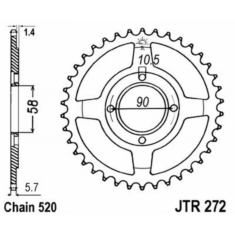 Jt Corona Jt 272 Z31 denti JTR272.31