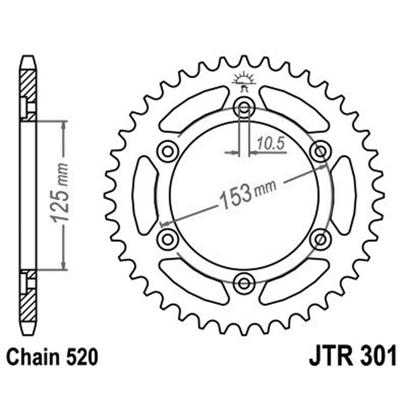 Jt Corona Jt 301 Z40 denti JTR301.40