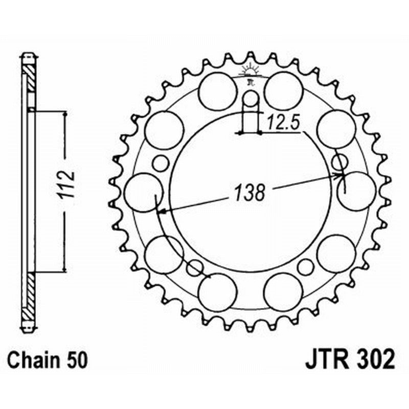 Jt Crown Jt 302 Z42 Zähne JTR302.42