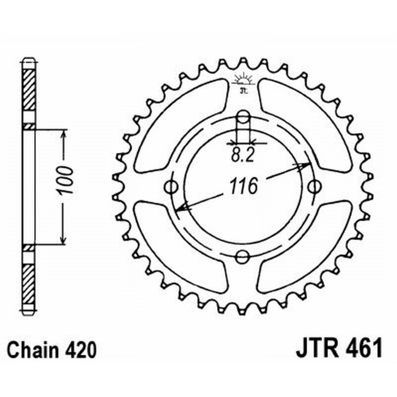 Jt Corona Jt 461 Z48 denti JTR461.48