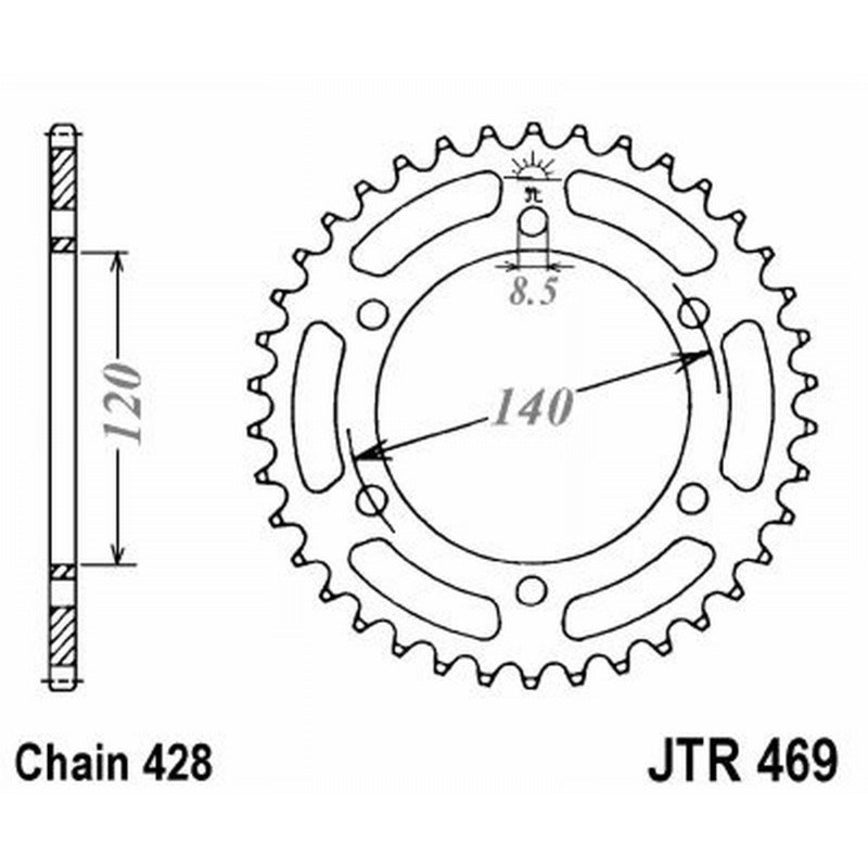 Jt Corona Jt 469 Z44 denti JTR469.44