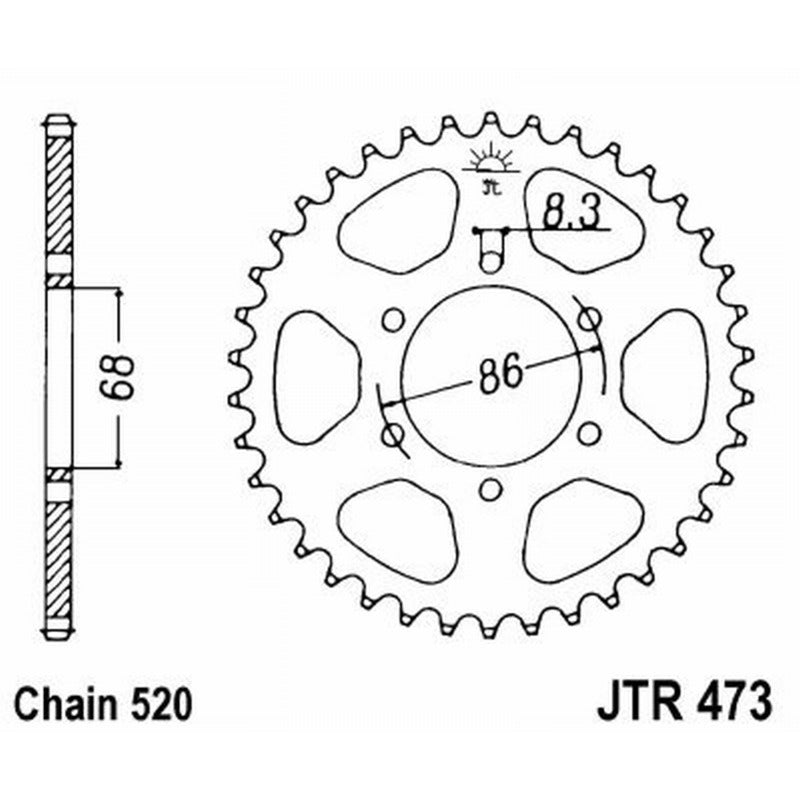 Jt Corona Jt 473 Z37 denti JTR473.37