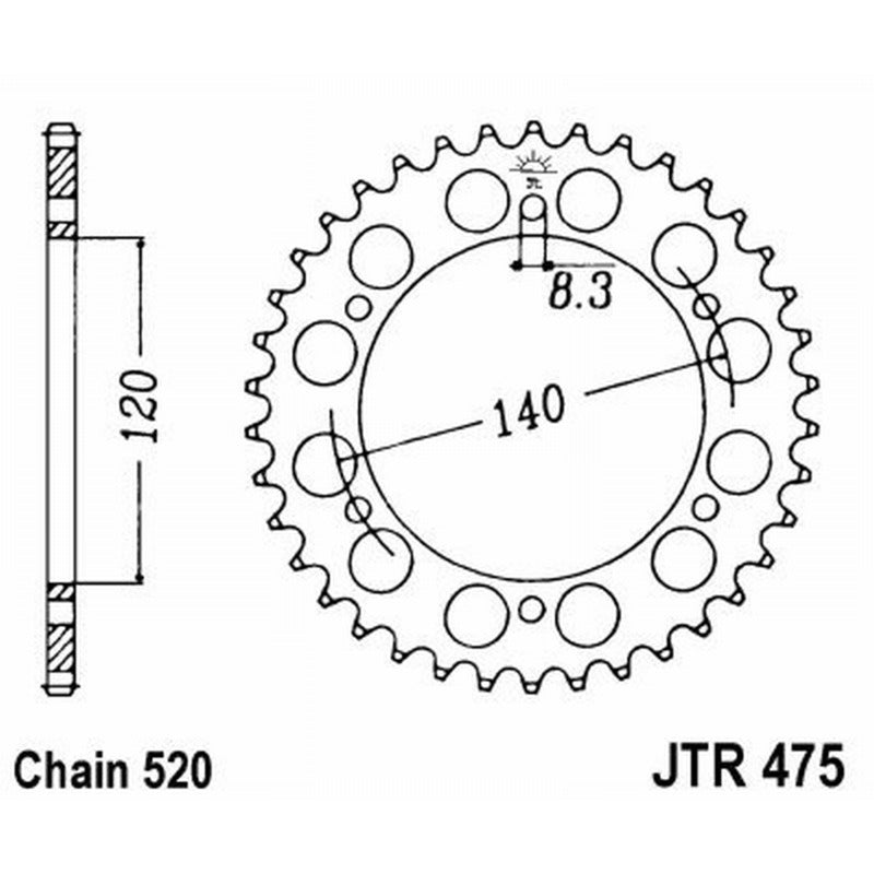 Jt Corona Jt 475 Z42 denti JTR475.42