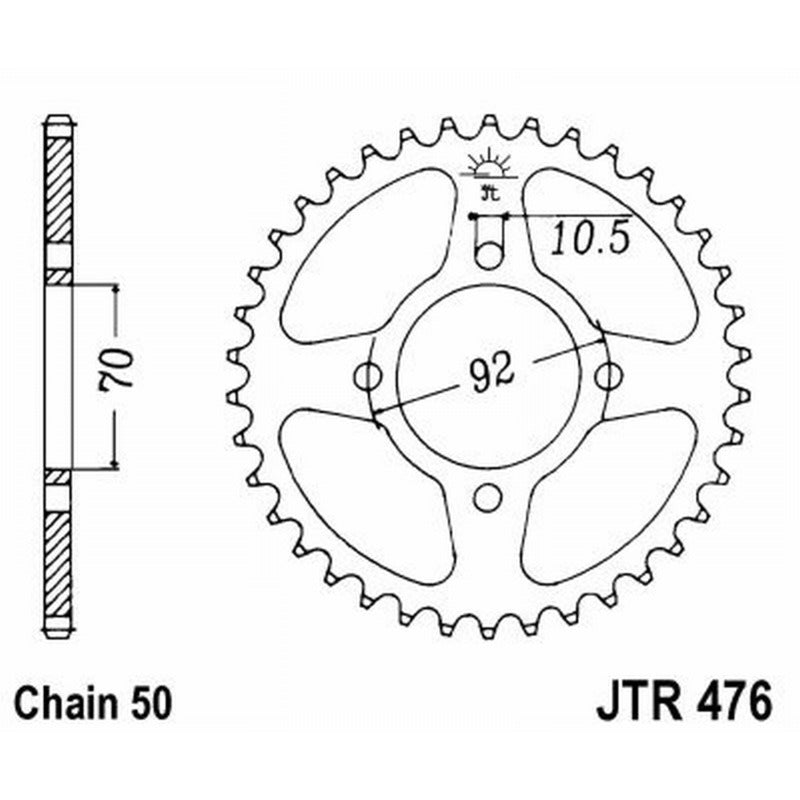 Jt Corona Jt 476 Z41 denti JTR476.41