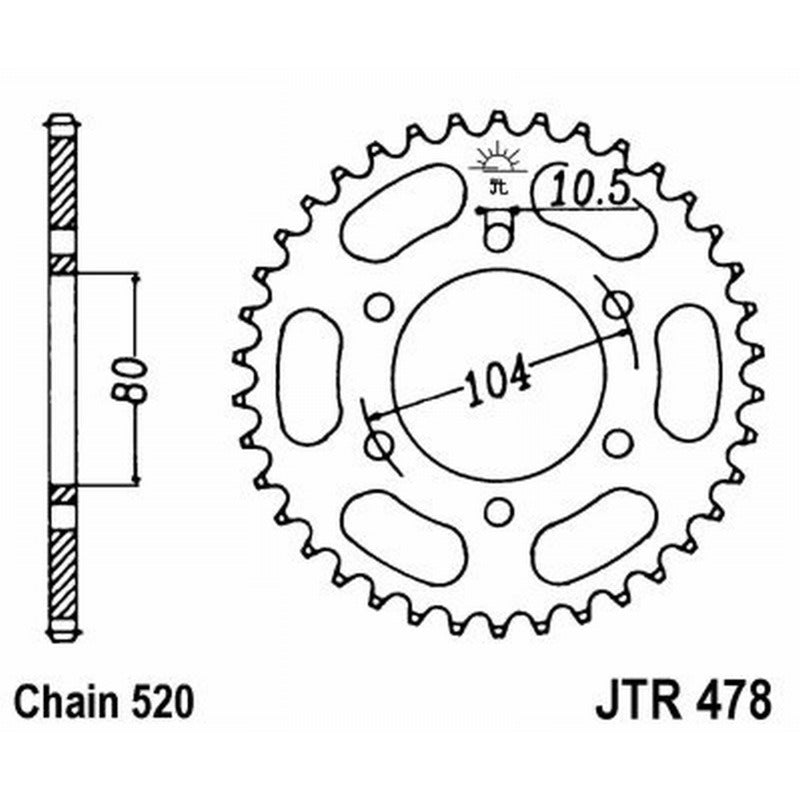 Jt Corona Jt 478 Z42 denti JTR478.42