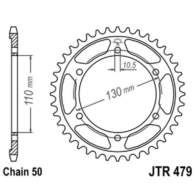 Jt Crown Jt 479 Z43 teeth JTR479.43