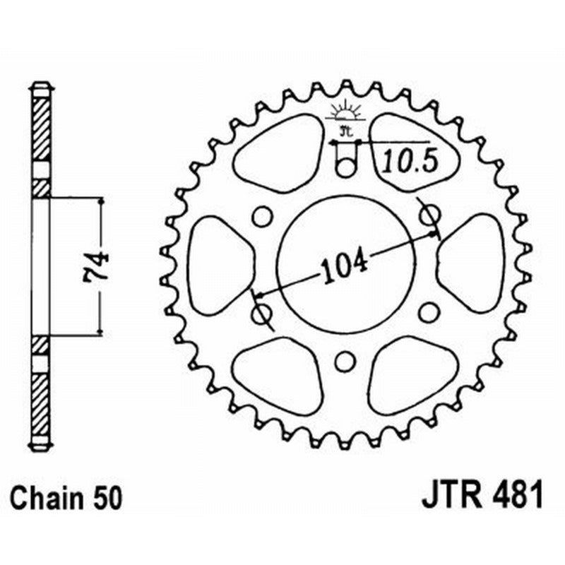 Jt Corona Jt 481 Z40 denti JTR481.40