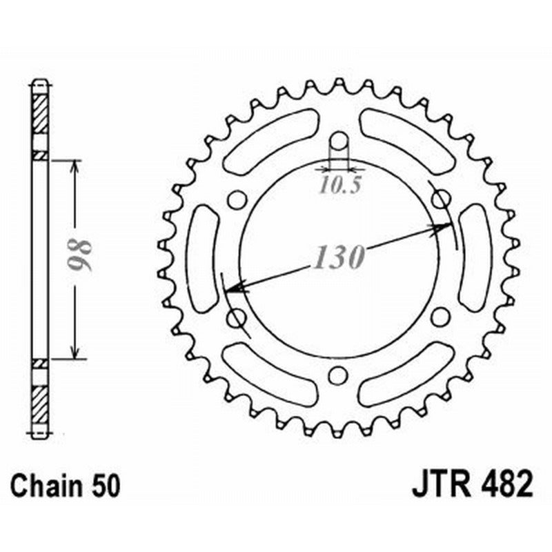 Jt Corona Jt 482 Z47 denti JTR482.47