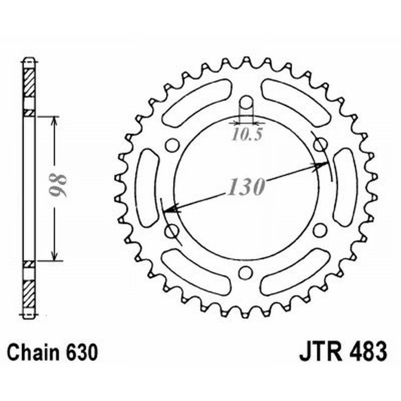 Jt Corona Jt 483 Z33 denti JTR483.33