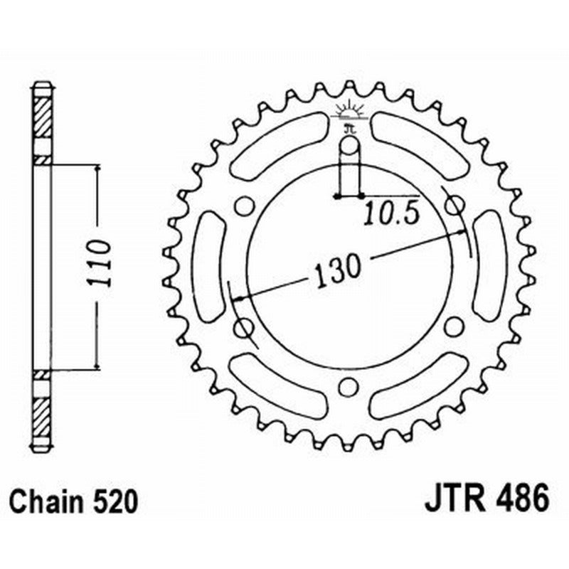 Jt Corona Jt 486 Z39 denti JTR486.39