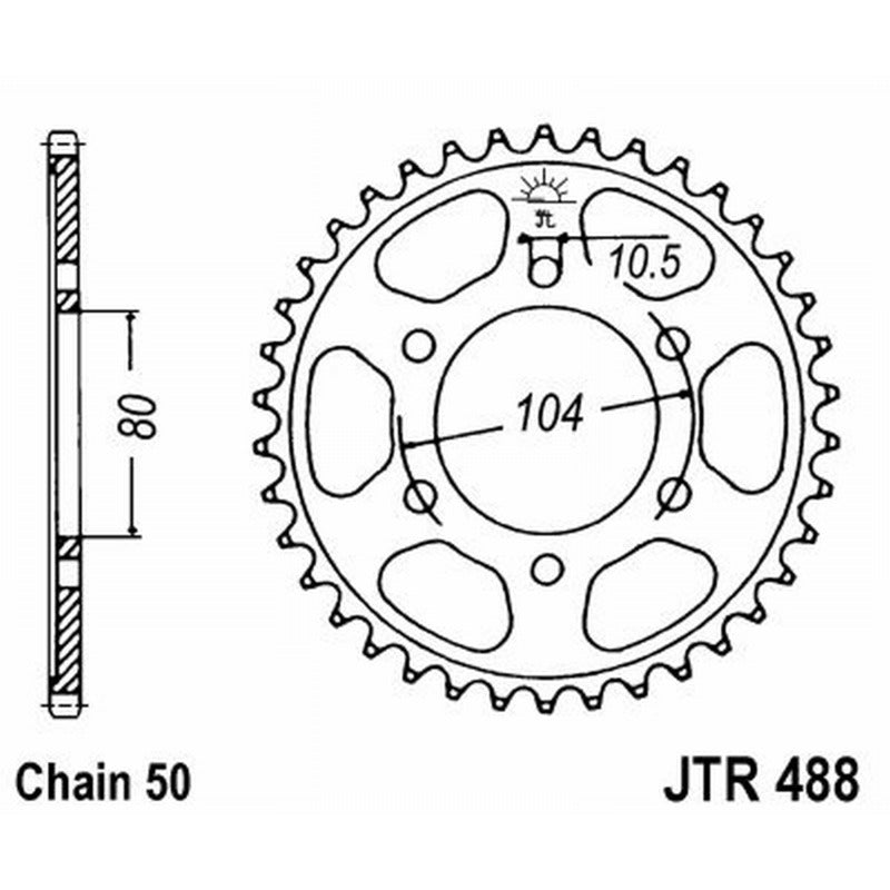 Jt Corona Jt 488 Z43 denti JTR488.43